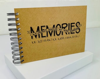 Boxed Making Memories Photo Album Scrapbook, Gift Memory Book, A5 6x4" Prints