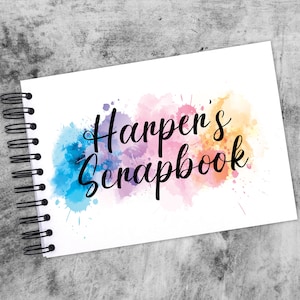 Splash White Scrapbook personalizzato A3/A4/A5, album fotografico, libro degli ospiti, libro dei ricordi