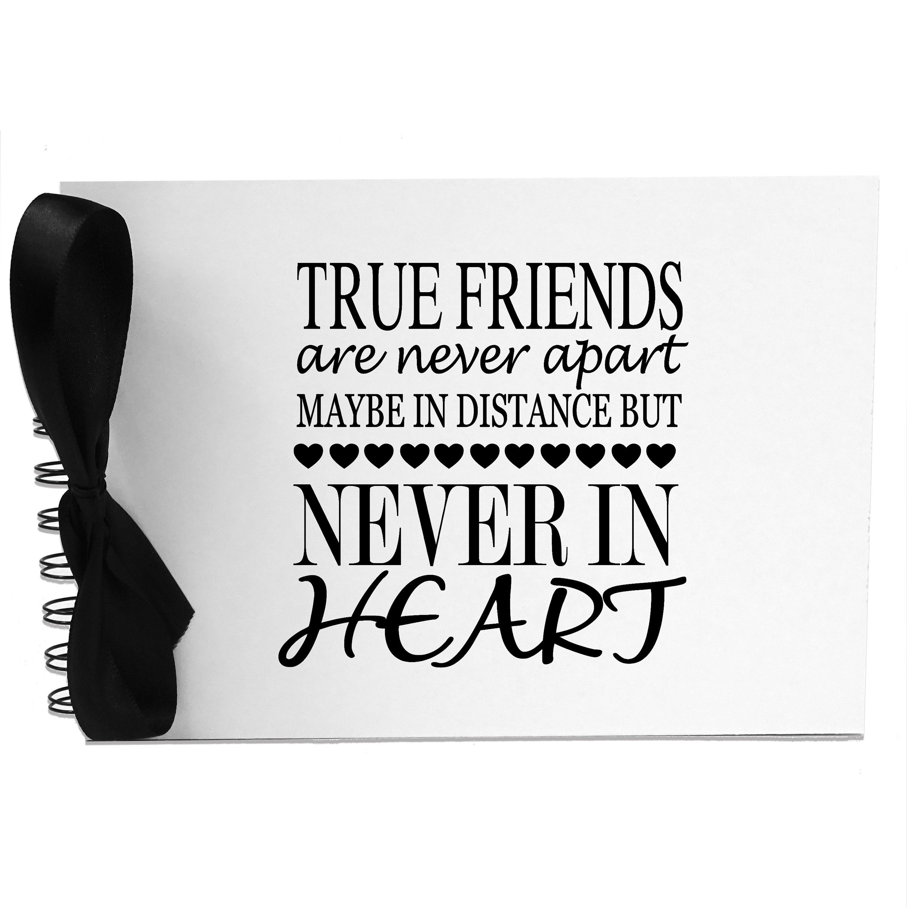 Ribbon True Friends Never Apart Photo Album Scrapbook Etsy