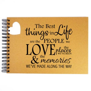 A5 A4, Life Friends & Family Scrapbook, Krajobraz, Strony kartek, Album ze zdjęciami, Pamiątka,
