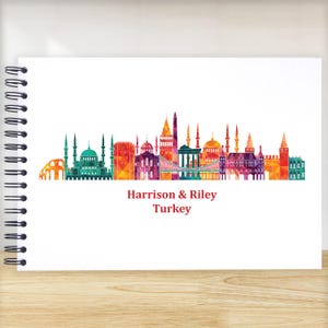 Personalised TURKEY A3/A4/A5/Square Travel Holiday Scrapbook, Memory, Photo Album