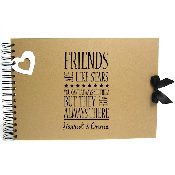 Kraft A5 A4 Ohana Means Family A4 Keepsake Scrapbook Card Pages Photo Album Kraft Pages