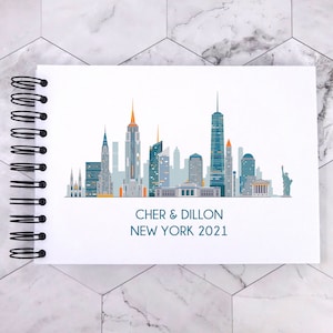Personalisierte NEW YORK A3/A4/A5/Square Reise Urlaub Sammelalbum, Erinnerung, Fotoalbum