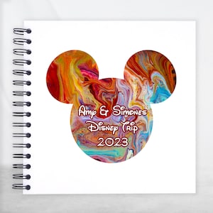 Personalisiertes A3/A4/A5 Disney Color Head Scrapbook Fotoalbum, Erinnerungsgeschenk, Gästebuch Karte Design