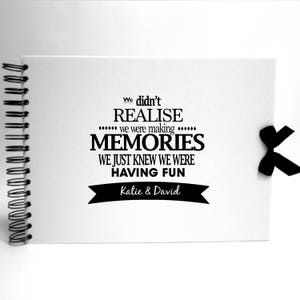 Ricordi bianchi personalizzati A5 A4 Making Memories, Album fotografico, Ricordo