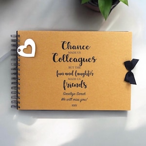 パーソナライズされたクラフトスクラップブックA5 A4チャンスメイドアス同僚、フォトアルバム、記念品