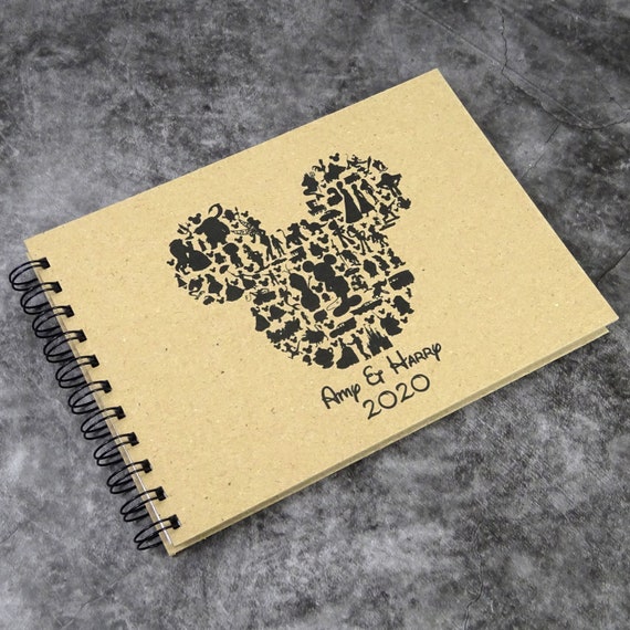 Personalised ECO Disney Autograph Book, Land, World, Cruise