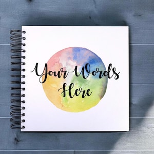 ORB Personalised A5/A4/A3/Square Scrapbook, Photo Album, Guest Book, Memory Book