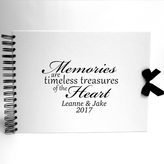Personalised Handcrafted A4 Memories Scrapbook Photo Album Multi Use QUICK POST