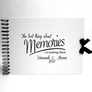 Personalised White Scrapbook A5 A4 Best Memories, Photo Album, Keepsake