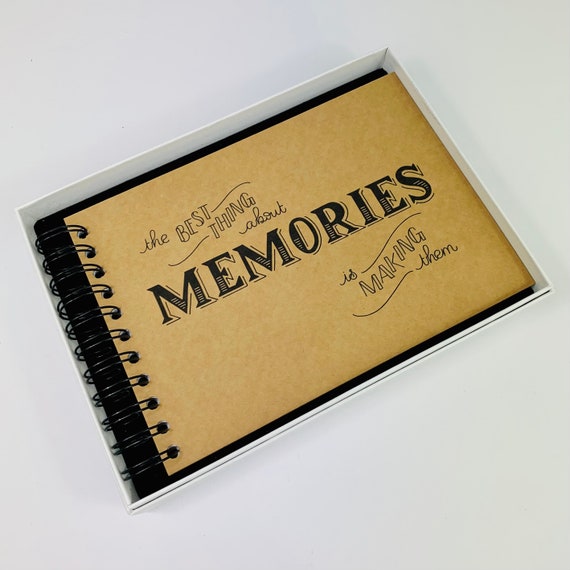 Boxed Best Memories Photo Album Scrapbook, Gift Memory Book, A5 6x4 Prints  