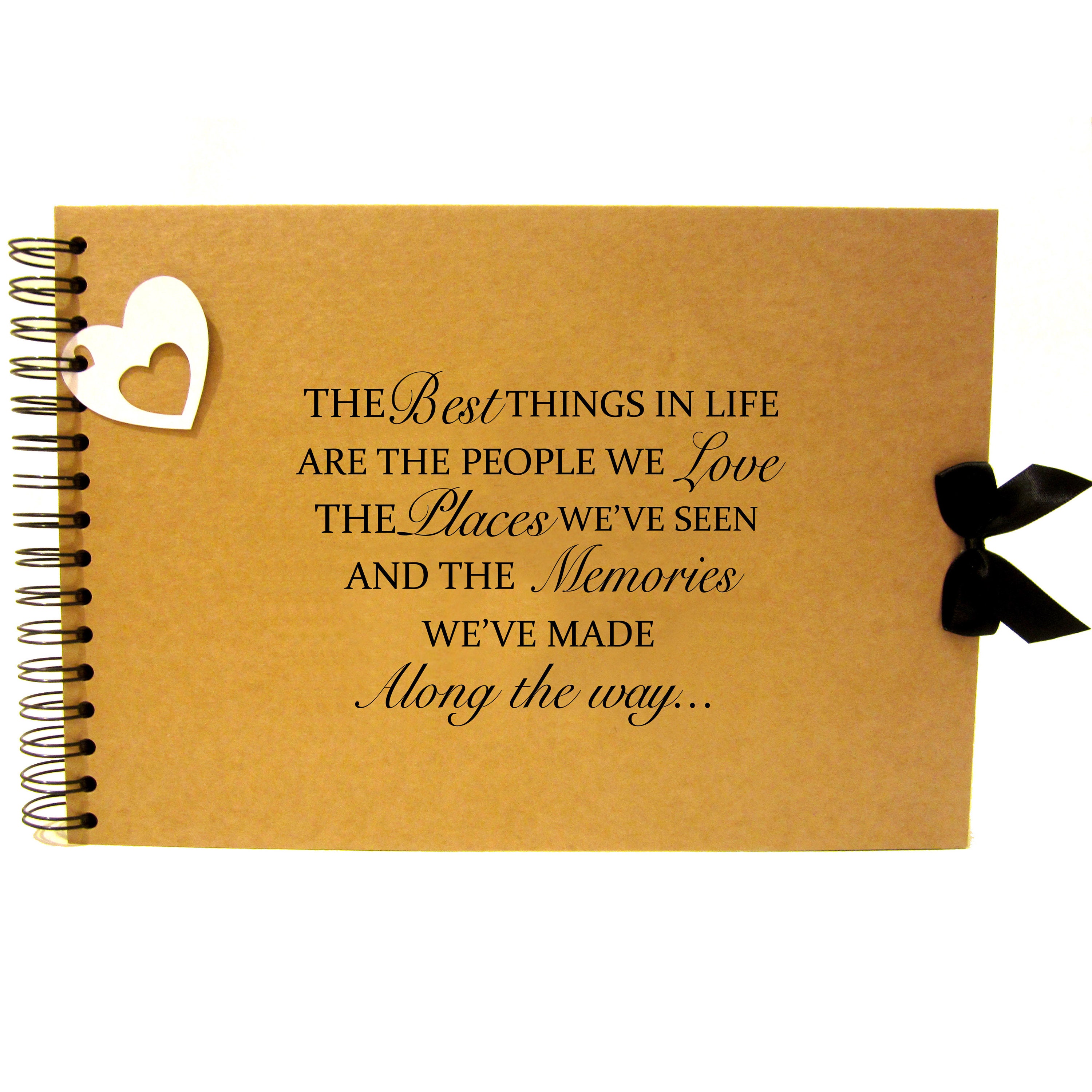 Life Friends & Love Quote Scrapbook Keepsake A5 Card Pages Landscape Black Pages Photo Album Life Friends & Love Quote Scrapbook Keepsake A5 Card Pages Landscape Black Pages Photo Album