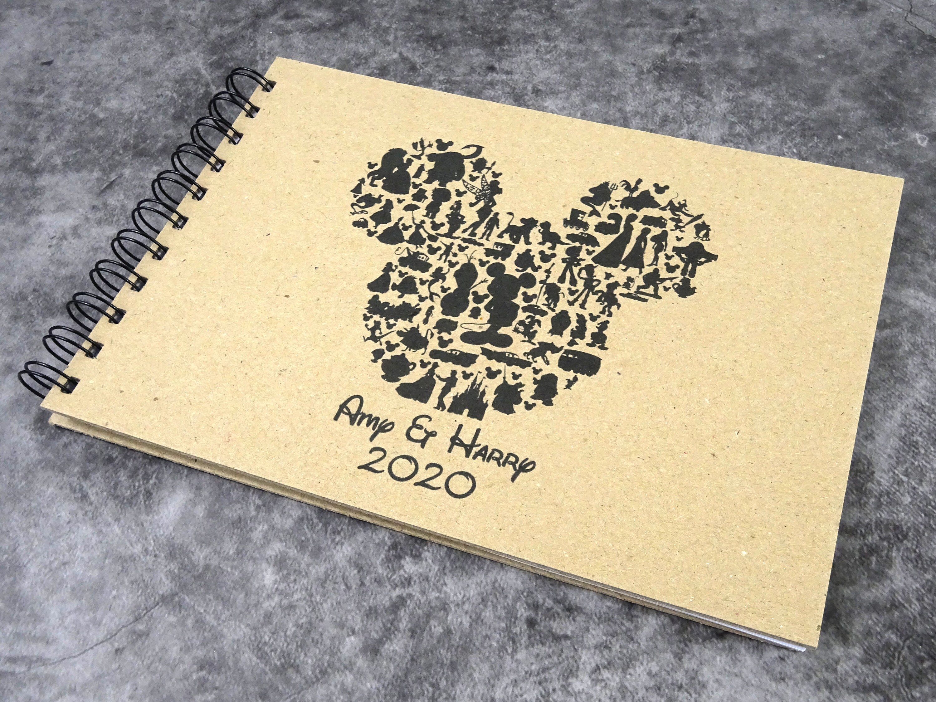 パーソナライズされた ECO ディズニー サイン帳、ランド、ワールド