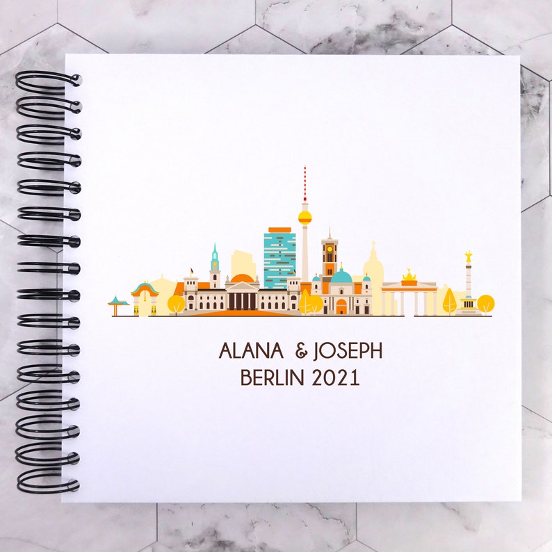 Personalised BERLIN A3/A4/A5/Square Travel Holiday Scrapbook, Memory, Photo Album image 2