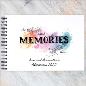 Personalised Splash Best Memories Scrapbook A5 A4 A3 , Photo Album, Keepsake