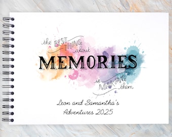 Personalisierte Splash Best Memories Scrapbook A5 A4 A3, Fotoalbum, Andenken