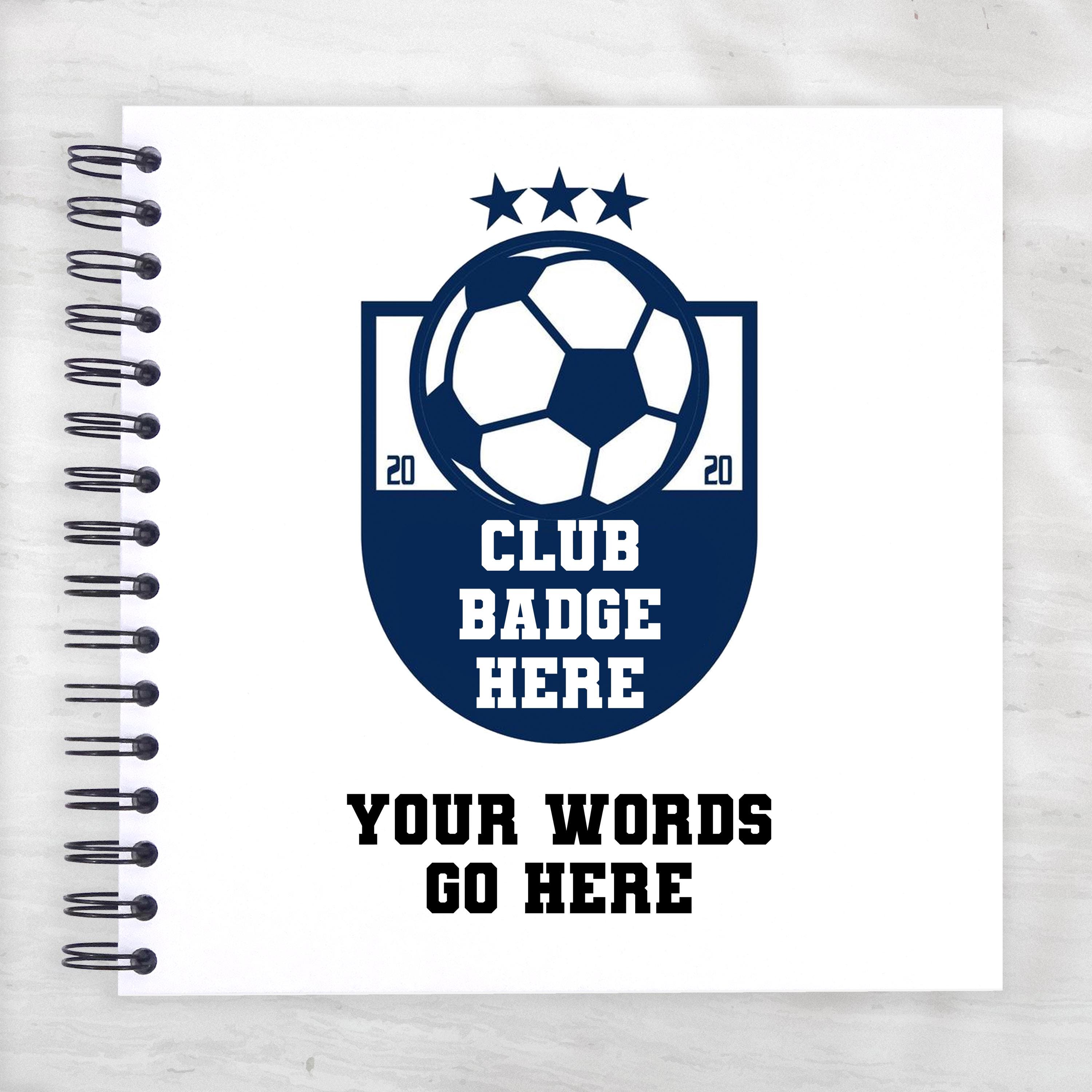 Logo Ou Insigne De Club Du Football Ou Du Football Illustration de