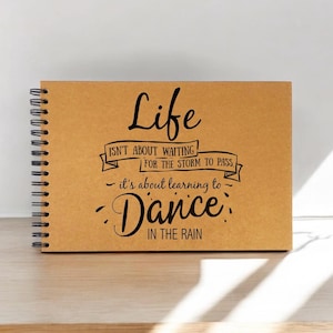 A3/A4/A5 Danse sous la pluie, scrapbooking, pages de cartes, album photo, souvenirs