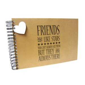 A5-A4, sind Freunde wie Sterne Scrapbook, Landschaft, Kartenseiten, Fotoalbum, Andenken, beste Freunde