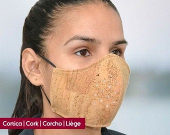 Reusable Face Mask - Cork Fabric