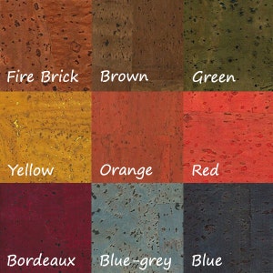Cork Fabric Colors image 3