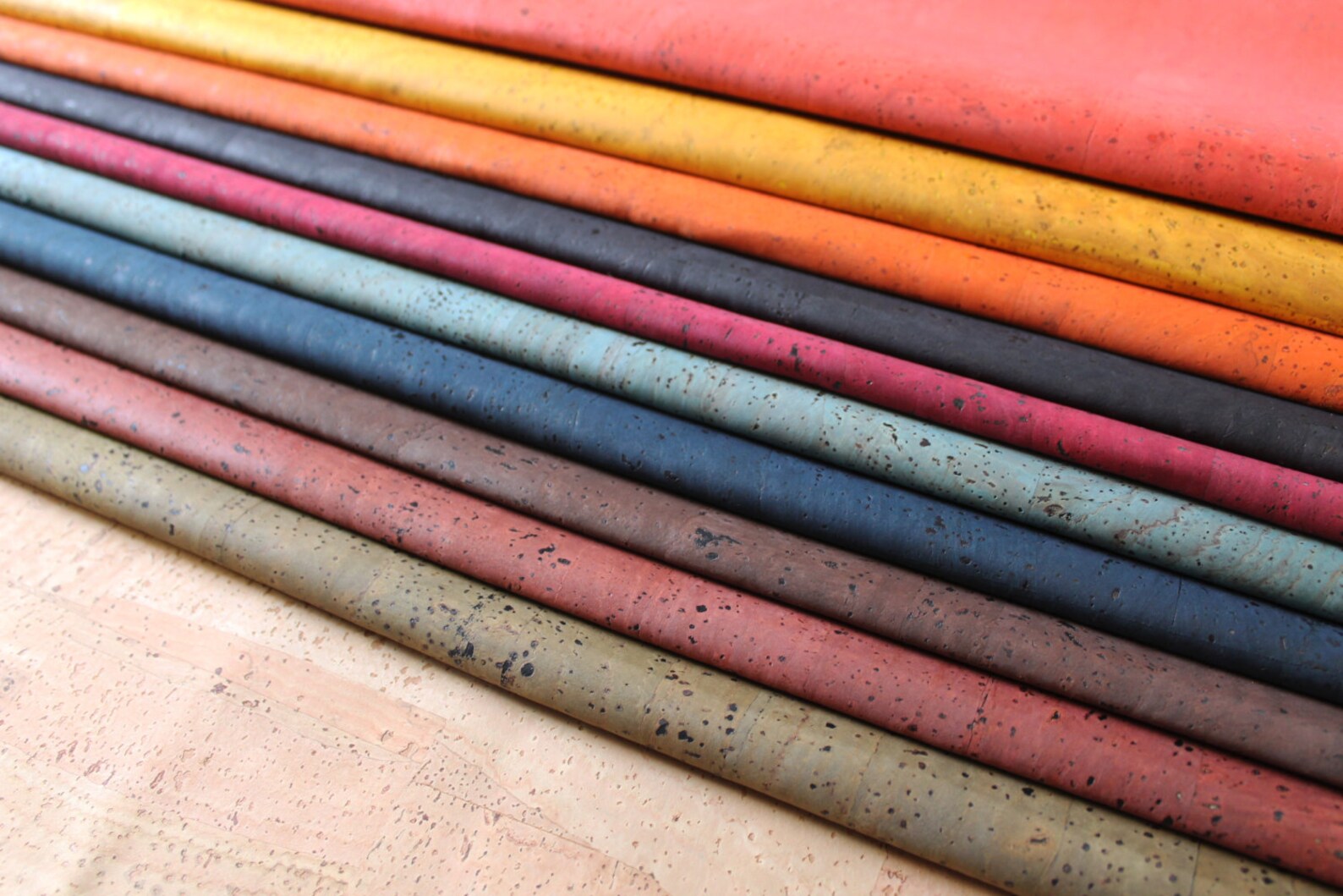 Cork Fabric Colors Etsy