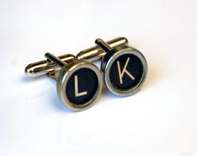 100 Genuine Pair of Vintage Typewriter Key Cufflinks Custom Etsy