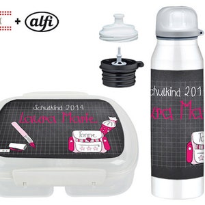 sweet school set with drinking bottle and can image 1