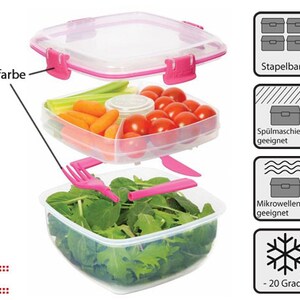 Salatdose für die Schule, zur Einschulung, für die Zuckertüte, Kinder Dose Bild 6