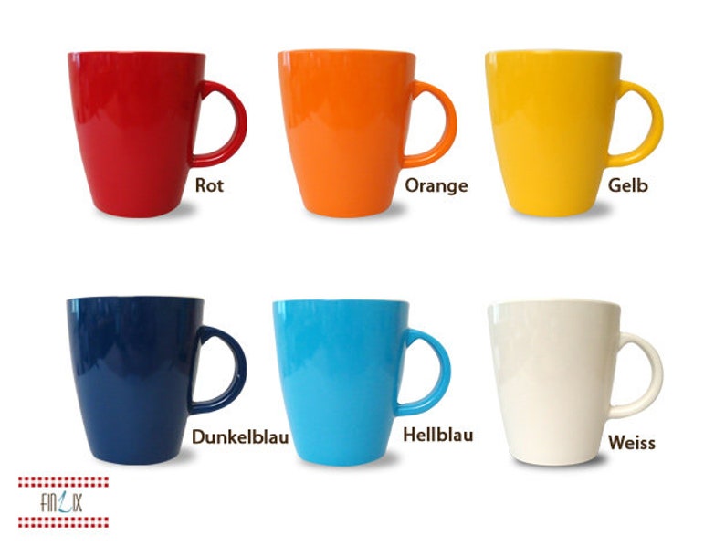 Tasse mit Namen aus Melamin Bild 3