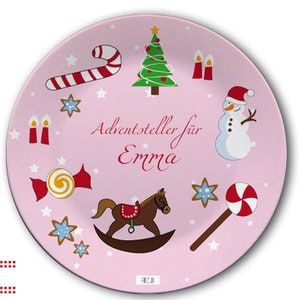 Personalized large plate for Christmas image 2