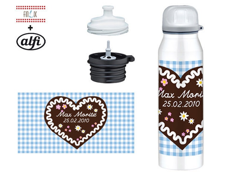 Alfi vacuum flask personalized Wiesn heart image 1