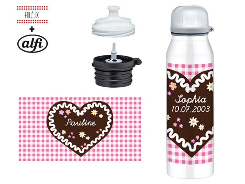 Alfi vacuum flask personalized Wiesn heart image 2