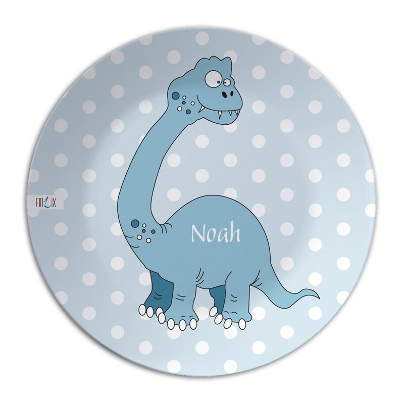 Children's plate personalized image 7