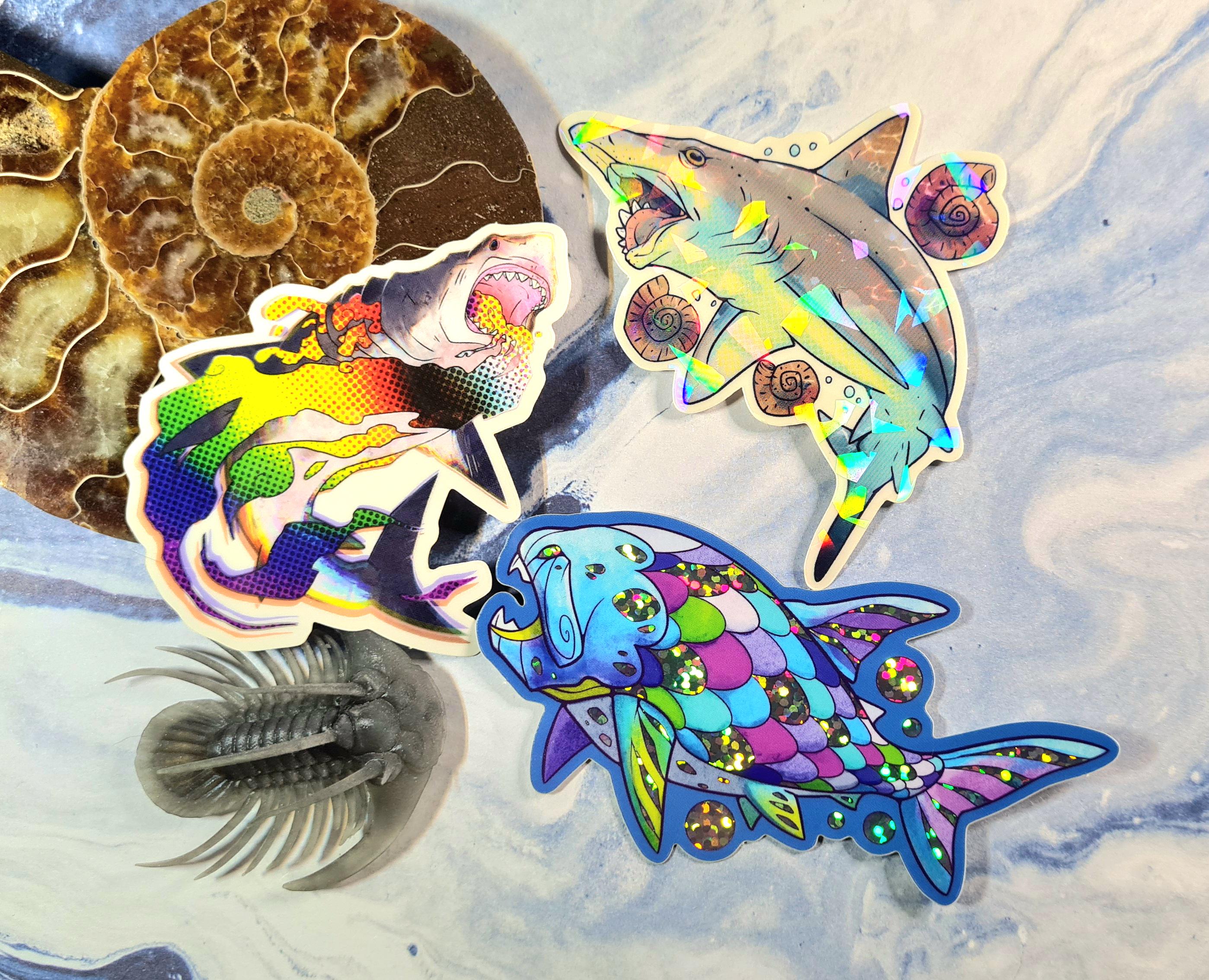 Ancient Fishes - Stickers