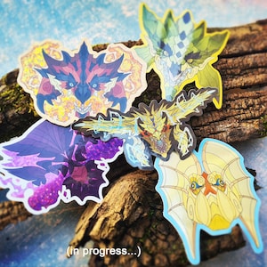 Sticker Hunter - Wilds Fauna (in progress)