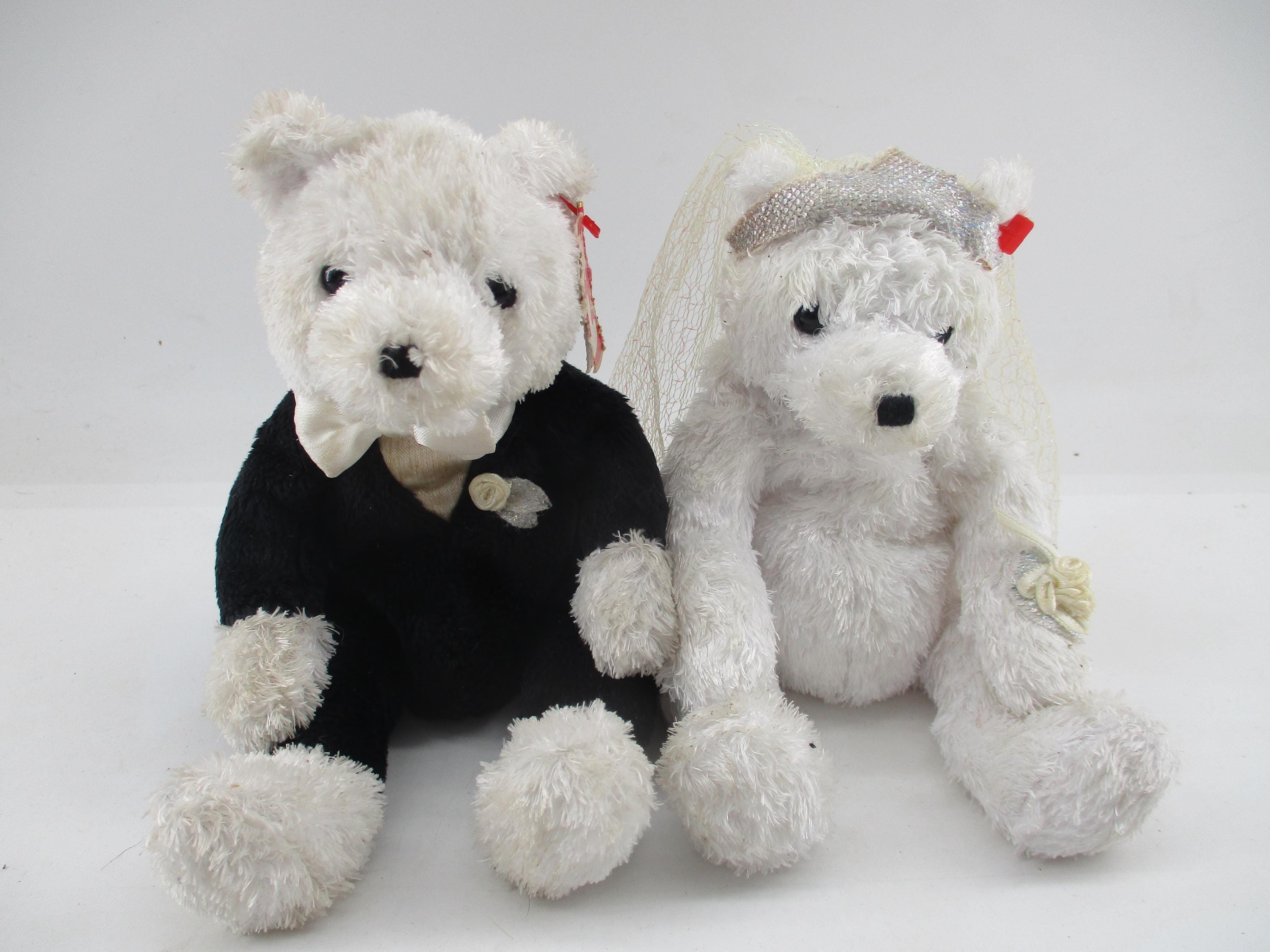 ty ぬいぐるみ クリスマス　ウェディング　テディベア Ty beanie babies wedding bears - Etsy 日本