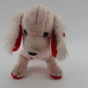 6&quot; Ty Beanie &quot;Sonnet&quot; Pink Poodle with &quot;I Love You&quot; Collar, retired, mint.