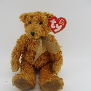 6&quot; Ty Beanie &quot;Teddy&quot;  Celebrating 100 years of Teddy bears, retired, mint.