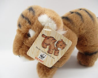 Gund Bengal Tiger Plush: 7" WWF Exclusive, Retired