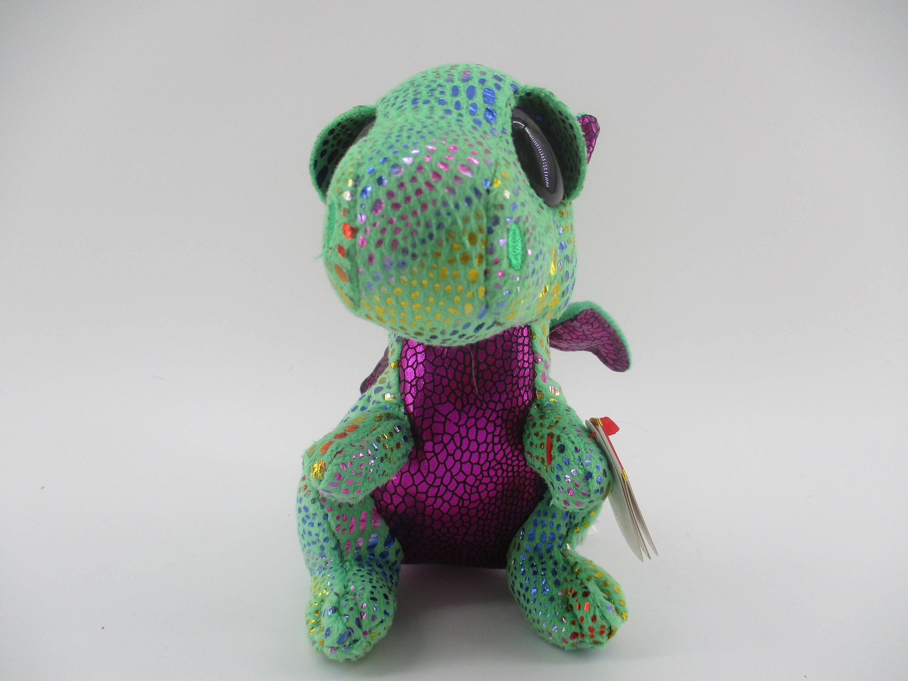 Ty 41146 Beanie Boo's – Peluche Drago Glubschi, Collezione Ufficiale Beanie Babies, 3+ Anni