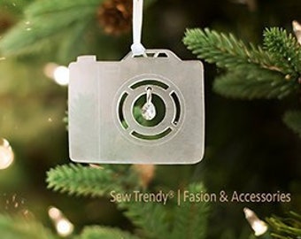 Maternity Christmas Ornament • Shutter Love • Photographer Holiday Gift • Photographer Ornament Camera Ornament | READY TO SHIP • by Se