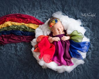 Destiny Toddler Size Gown {jewel tones} • Rainbow Toddler • Rainbow Toddler Gown • Hope Toddler Gown • by Sew Trendy