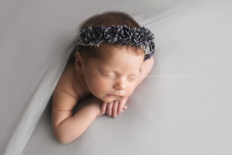 Grey Newborn Wrap Stretch Knit Wrap Newborn Photography Etsy