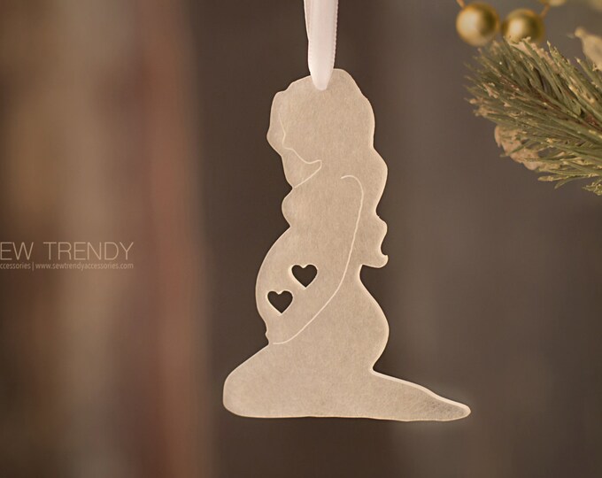 Maternity Christmas Ornament Can’t Wait to Hold You Two - Etsy