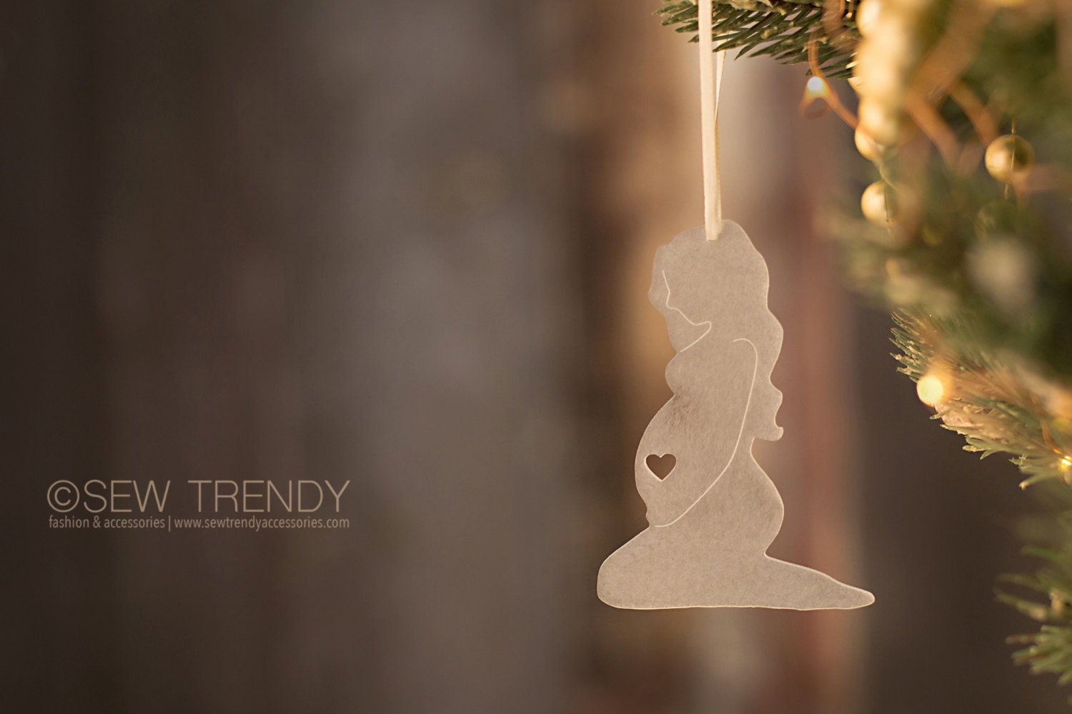 Maternity Christmas Ornament Can't Wait to Hold You Etsy