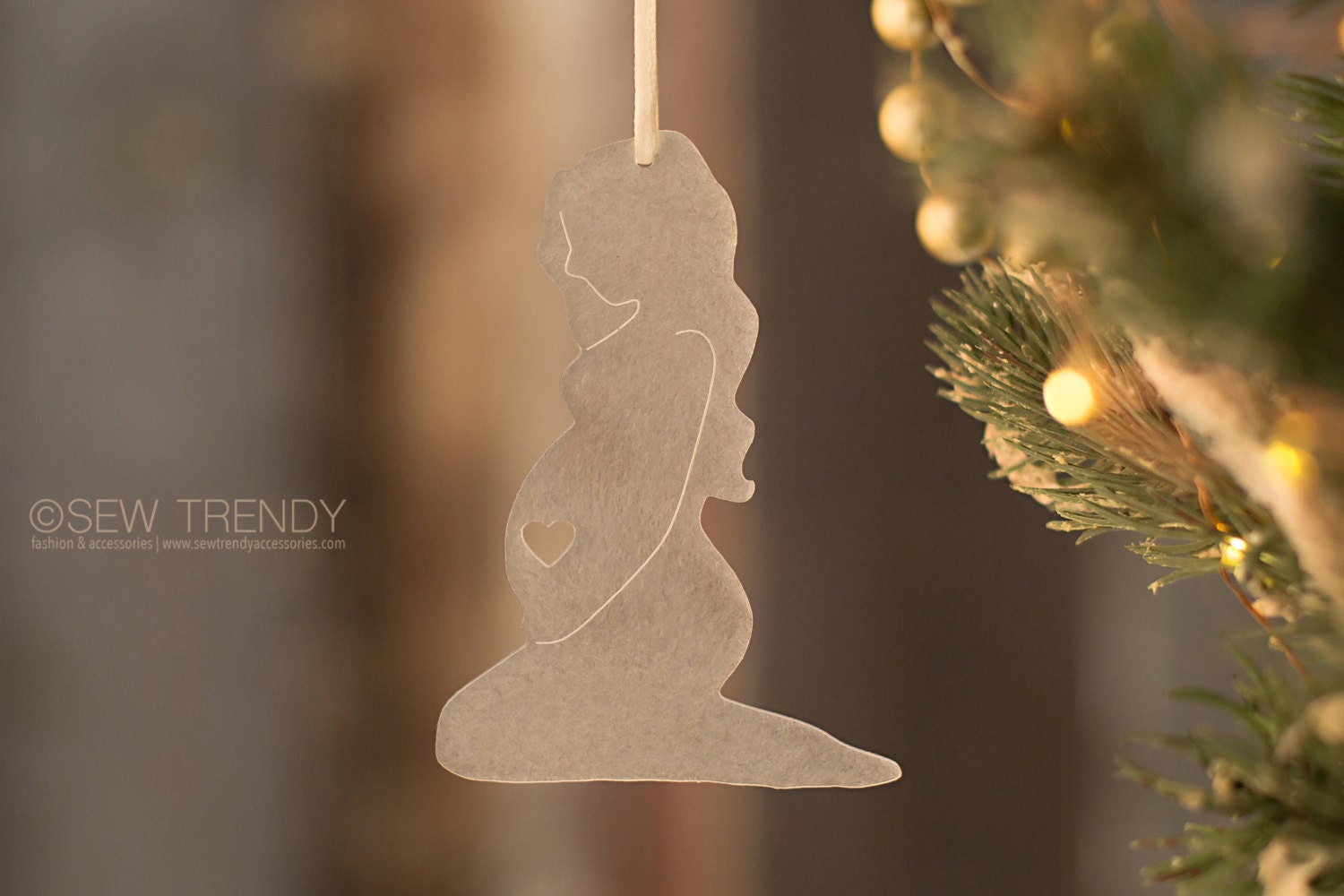 Maternity Christmas Ornament Can't Wait to Hold You Etsy