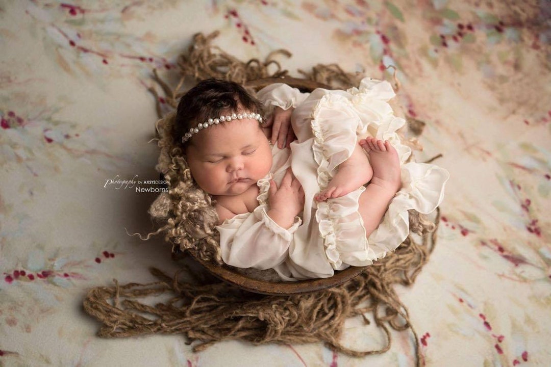 Lilly Gown Sheer Newborn Gown Newborn Nightgown Newborn Blessing Dress