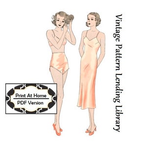 RH1370 — 1930s Kestos-style Flapper Brassiere sewing pattern