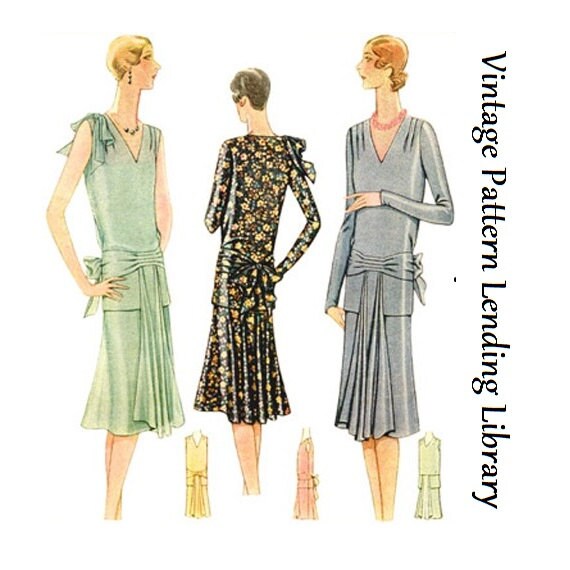 1920s evening dress pattern